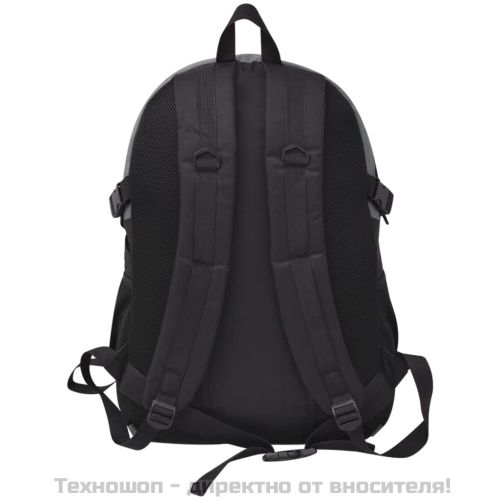 Туристическа раница, 40 л, черно и сиво