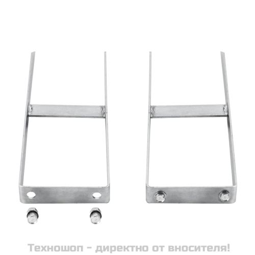 Земни анкери за WPC ограда, 2 бр, стомана, 40 см