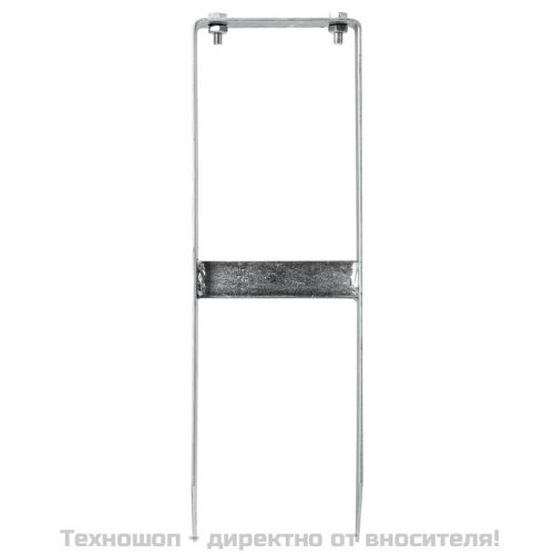 Земни анкери за WPC ограда, 2 бр, стомана, 40 см