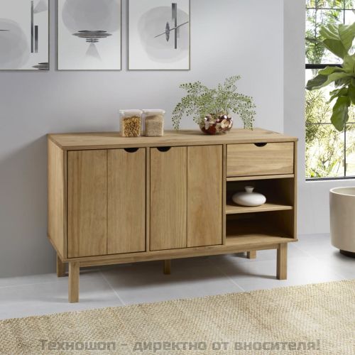 Сайдборд OTTA, 114x43x73,5 см, борово дърво масив