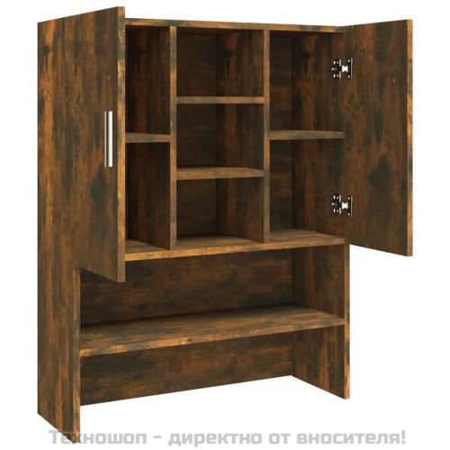 Шкаф за пералня, опушен дъб, 70,5x25,5x90 см