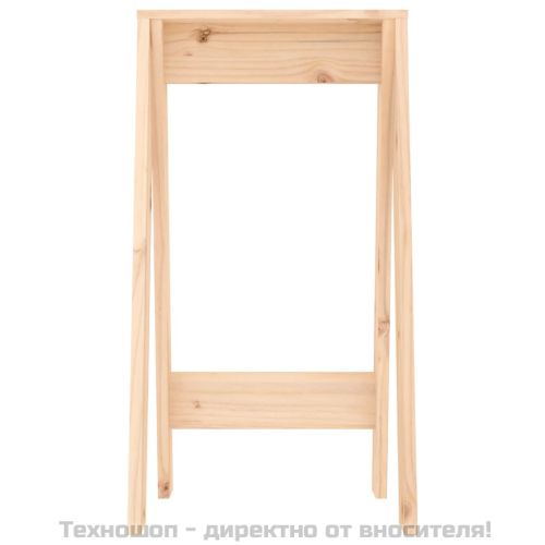 Табуретки, 2 бр, 40x40x75 см, борово дърво масив
