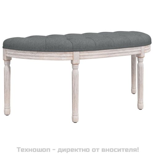 Пейка, тъмносива, 110,5x45x49 см, текстил