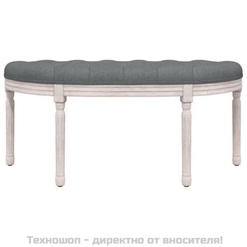Пейка, тъмносива, 110,5x45x49 см, текстил