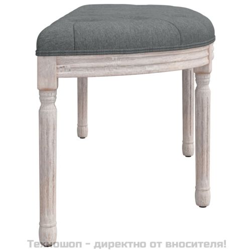 Пейка, тъмносива, 110,5x45x49 см, текстил