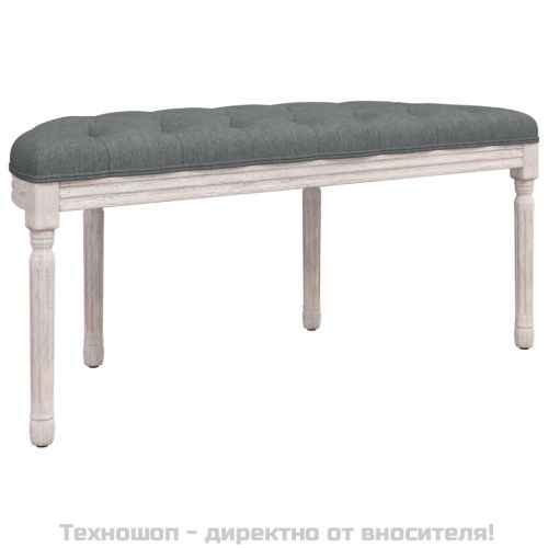 Пейка, тъмносива, 110,5x45x49 см, текстил