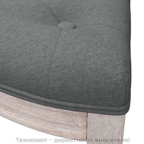 Пейка, тъмносива, 110,5x45x49 см, текстил