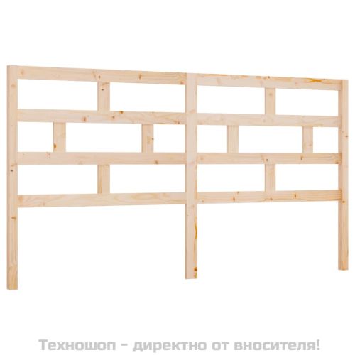 Горна табла за легло, 186x4x100 см, бор масив