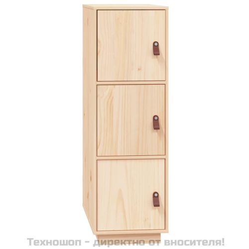 Висок шкаф, 34x40x108,5 см, борово дърво масив