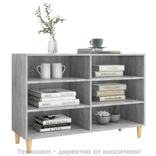 Сайдборд, сив сонома, 103,5x35x70 см, инженерно дърво