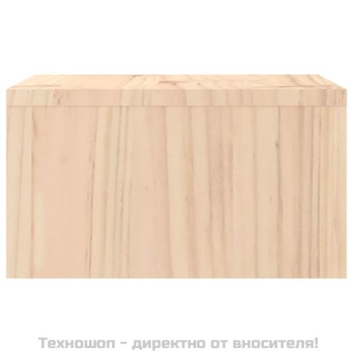 Поставка за монитор, 50x27x15 см, бор масив