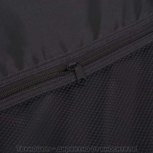 Комплект от 3 броя меки куфари на колелца, черни