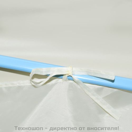 Сгъваема шатра с 5 странични стени, 3x9 м, кремава