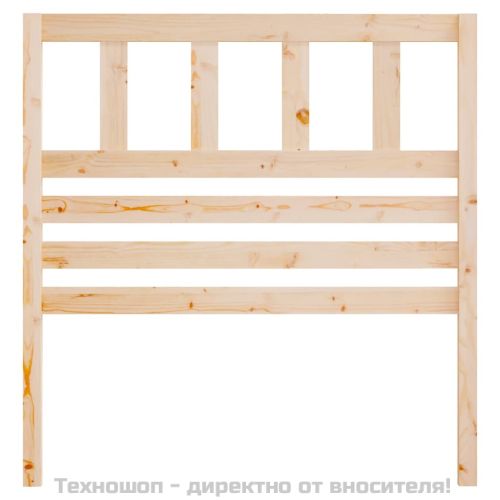 Горна табла за легло, 96x4x100 см, бор масив