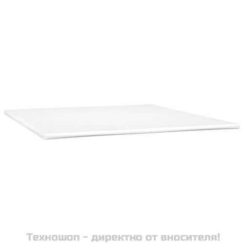 Боксспринг легло с матрак, тъмносиво, 180x200 см, плат