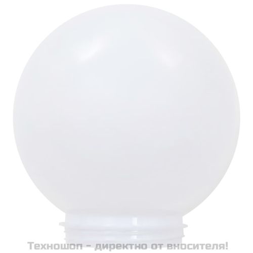 Градински соларни лампи, 4 бр, LED, сферични, 15 см, RGB