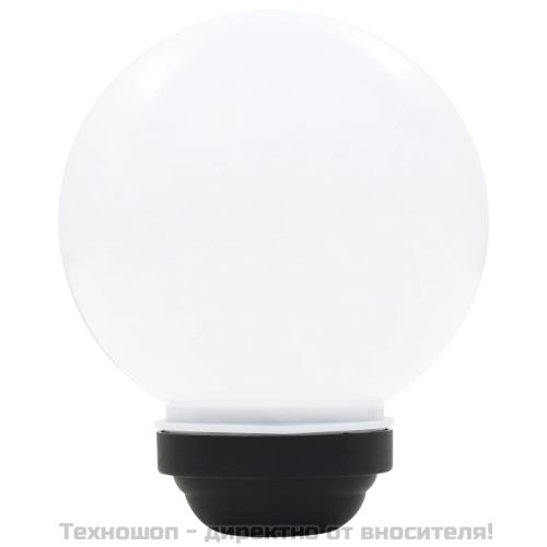 Градински соларни лампи, 4 бр, LED, сферични, 15 см, RGB