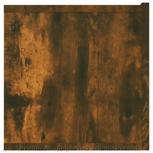 ТВ шкаф, опушен дъб, 80x30x30 см, инженерно дърво