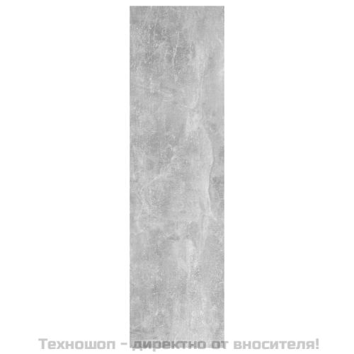 ТВ шкаф, бетонно сив, 30,5x30x110 см, инженерно дърво