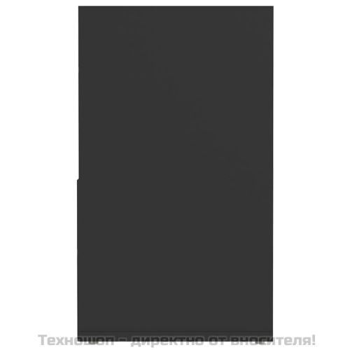 ТВ шкаф, сив, 149x30x52 см, инженерно дърво