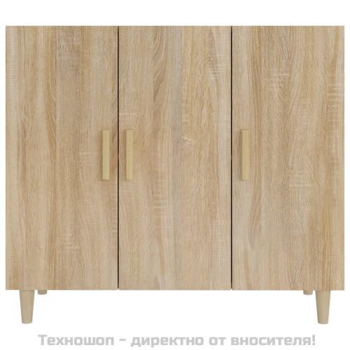 Сайдборд, дъб сонома, 90x34x80 см, инженерно дърво