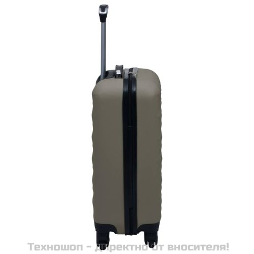 Твърд куфар с колелца, антрацит, ABS