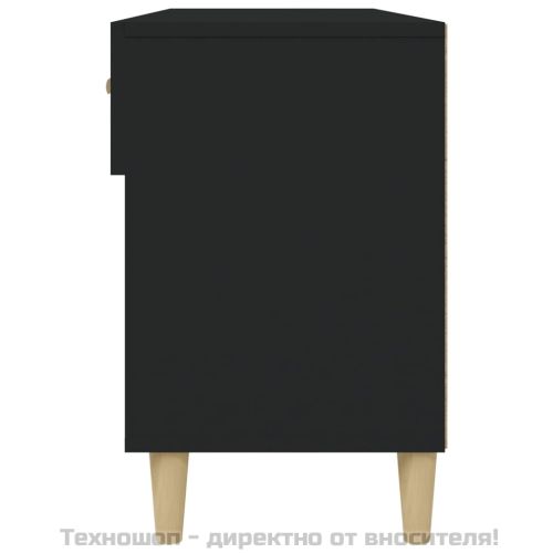 Шкаф за обувки, бял, 102x35x55 см, инженерно дърво