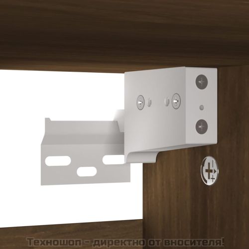 Шкаф за обувки, кафяв дъб, 60x35x70 см, инженерно дърво