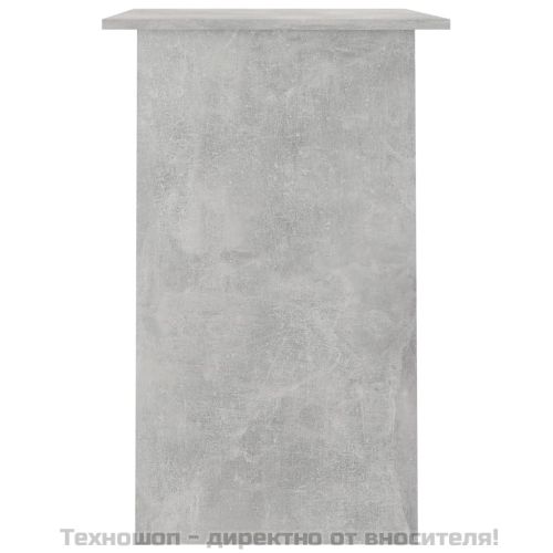 Бюро, бетонно сиво, 90x50x74 см, инженерно дърво