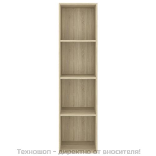 ТВ шкаф за стенен монтаж, дъб сонома, 37x37x142,5 см