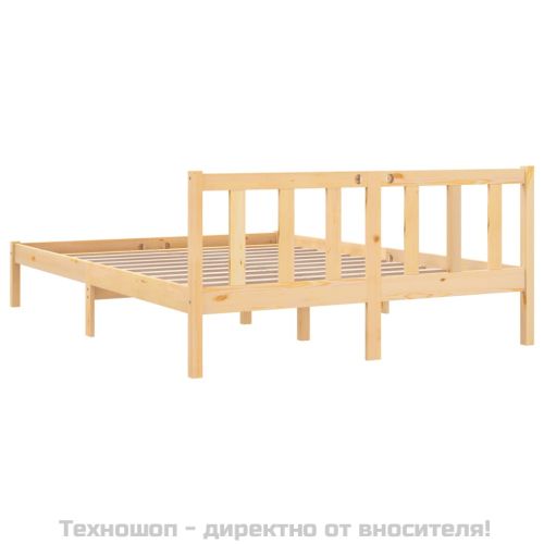 Рамка за легло, бор масив, 160х200 см