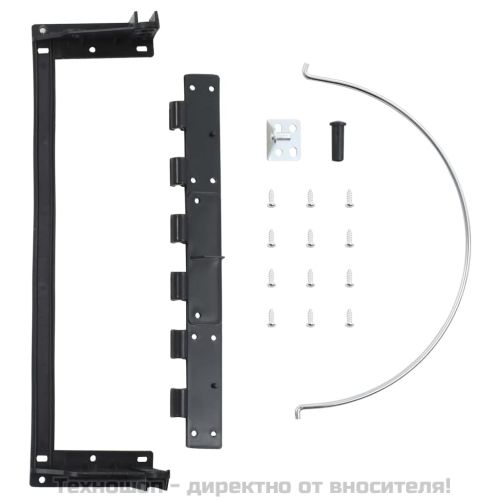 Кухненски вграден кош, неръждаема стомана, 8 л