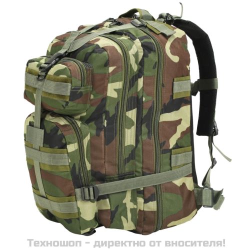 Раница, войнишки стил, 50 л, камуфлажна