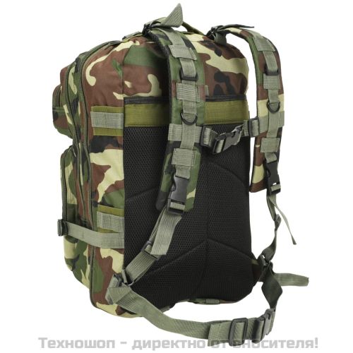 Раница, войнишки стил, 50 л, камуфлажна