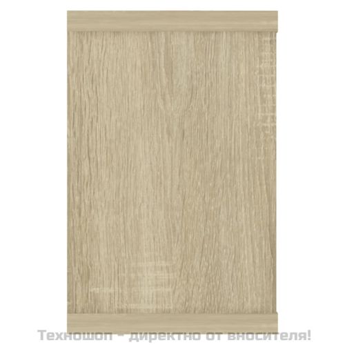 Стенни кубични рафтове, 6 бр, дъб сонома, 60x15x23 см