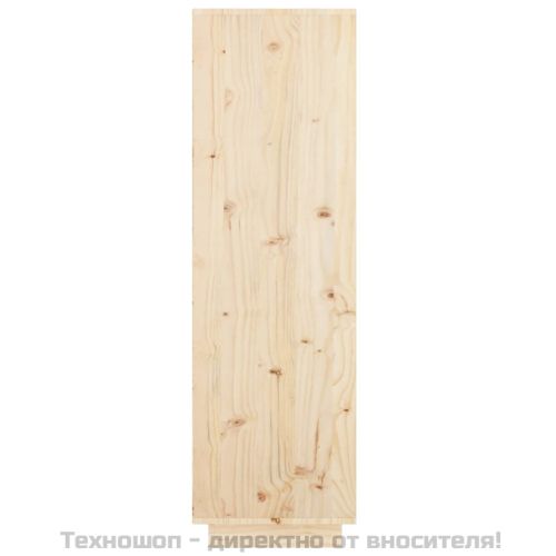 Висок шкаф, 74x35x117 см, борово дърво масив
