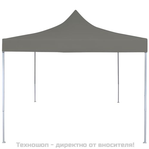 Сгъваема парти шатра, 3х3 м, антрацит