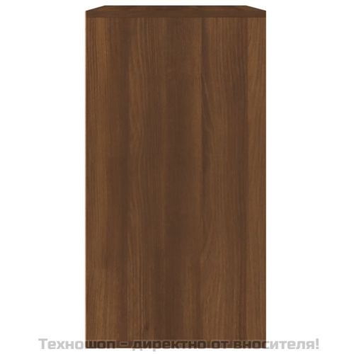 Козметичен шкаф, кафяв дъб, 80x40x75 см, инженерно дърво