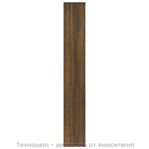 Библиотека, кафяв дъб, 155x24x160 см