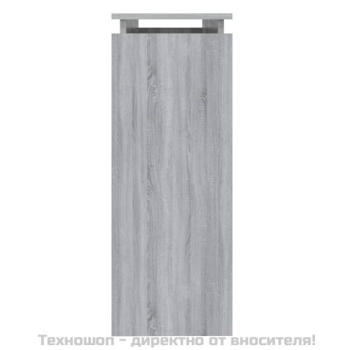 Конзолна маса, сив сонома, 102x30x80 см, инженерно дърво