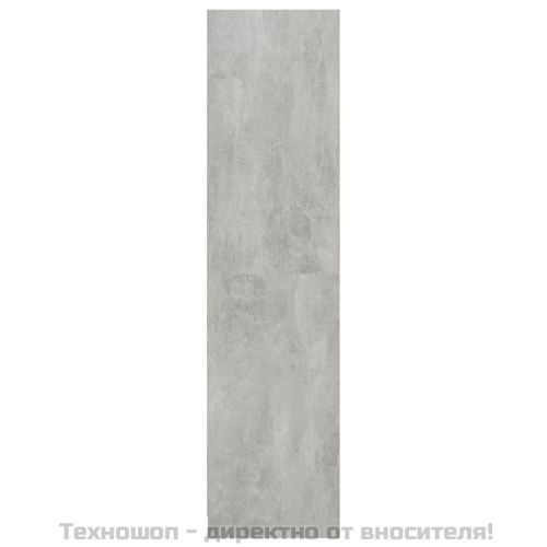 Гардероб, бетоново сив, 50x50x200 см, инженерно дърво