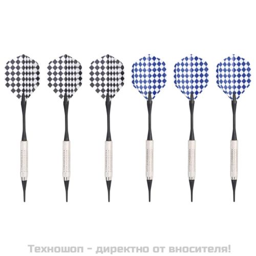 Електрическа дъска за дартс, черна, полипропилен