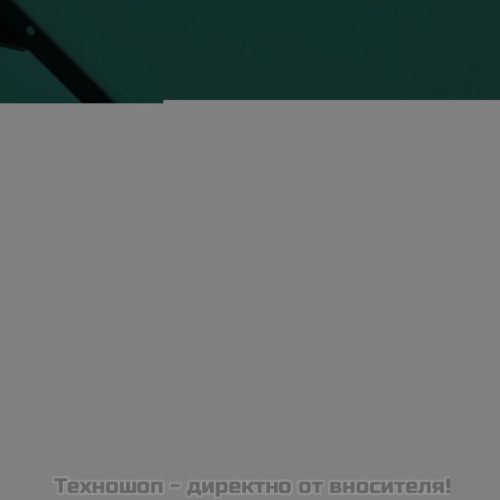 LED конзолен градински чадър 3 м зелен