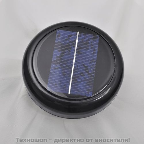 LED конзолен градински чадър 3 м пясъчнобял