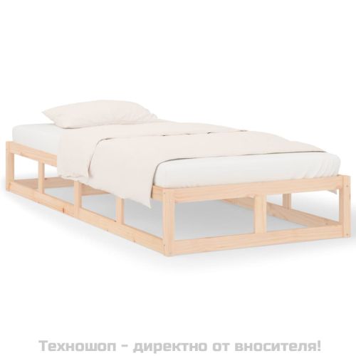 Рамка за легло, 100x200 см, масивно дърво