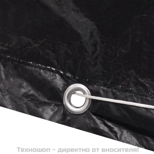 Покривало за градински шезлонг 8 капси 218x77x55 см