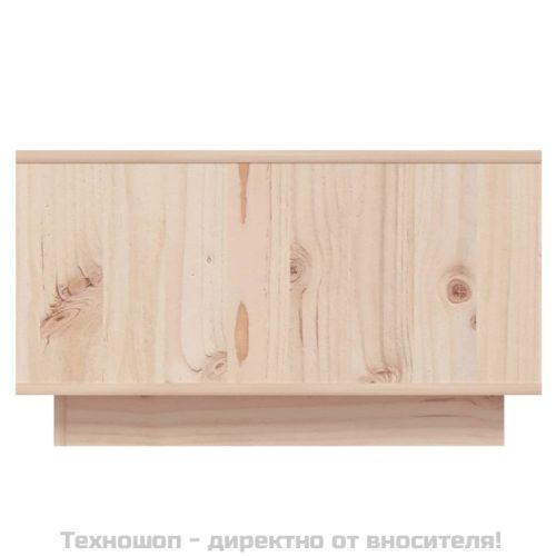 Кафе маса, 55x56x32 см, борово дърво масив