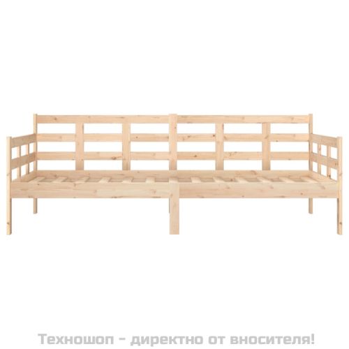 Дневно легло, борово дърво масив, 90x190 см