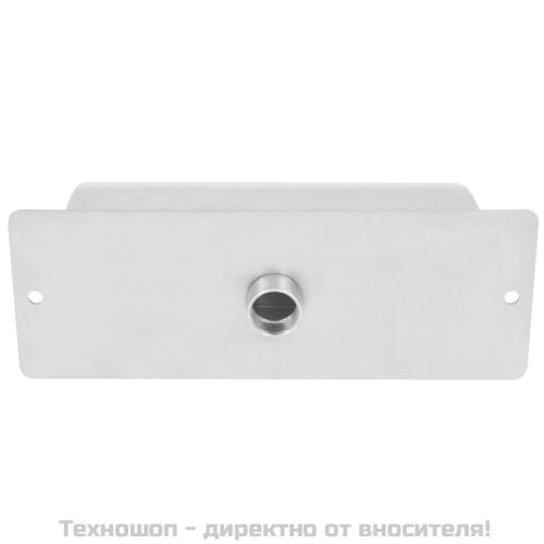 Фонтан за басейн, неръждаема стомана, 30x9x26 см, сребрист