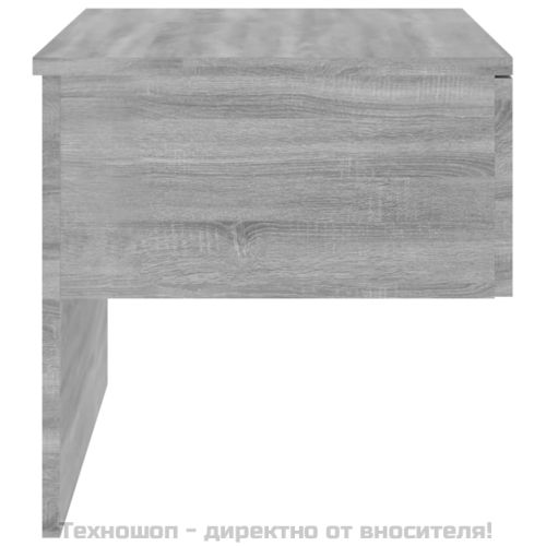 Нощни шкафчета за стенен монтаж, 2 бр, сив сонома